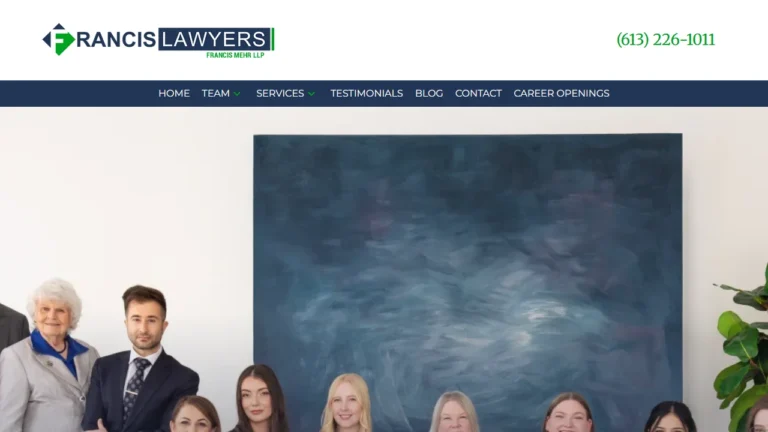 Francis Mehr LLP - Ottawa, ON Francis Mehr LLP - Ottawa, ON