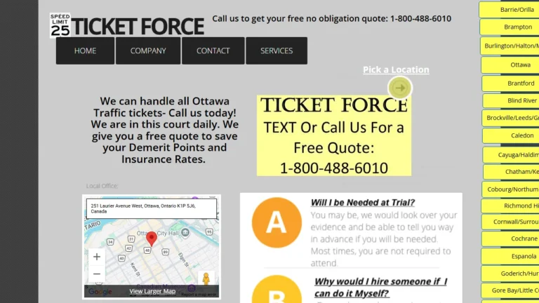 Ticket Force - Ottawa, ON Ticket Force - Ottawa, ON