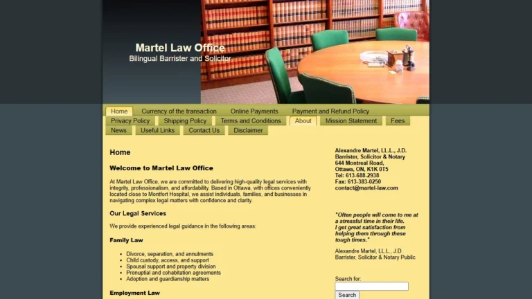 Martel Law Office - Ottawa, ON Martel Law Office - Ottawa, ON