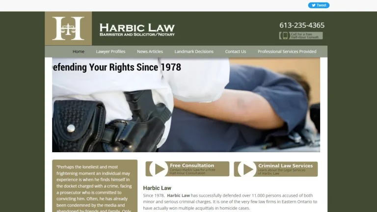 Harbic Law - Ottawa, ON Harbic Law - Ottawa, ON