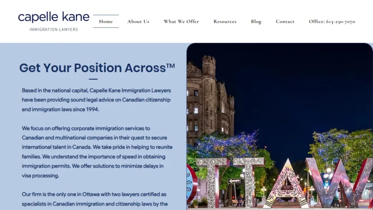 Capelle Kane Immigration Lawyers - Ottawa, ON Capelle Kane Immigration Lawyers - Ottawa, ON