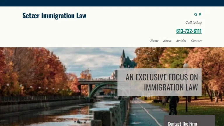 Laura Setzer Immigration Law - Ottawa, ON Laura Setzer Immigration Law - Ottawa, ON