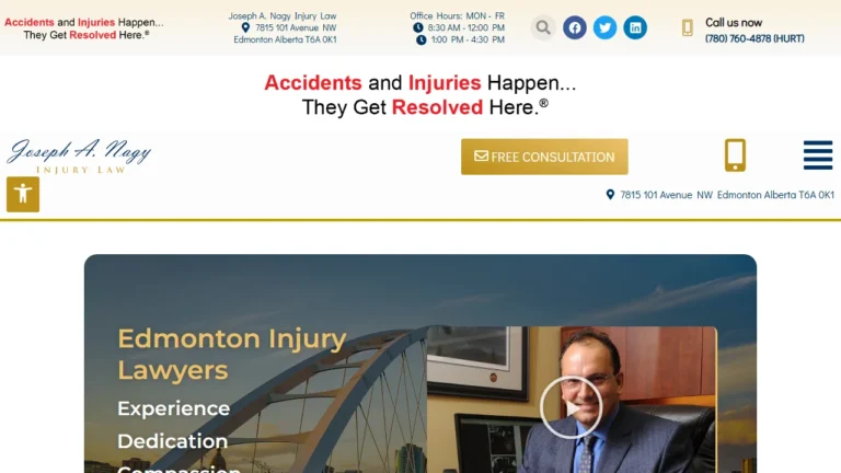 Joseph A. Nagy Injury Law - Edmonton, AB Joseph A. Nagy Injury Law - Edmonton, AB