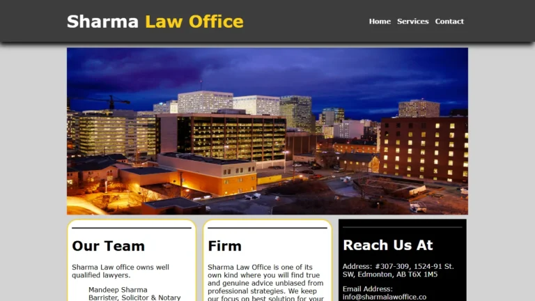 Sharma Law Office - Edmonton, AB Sharma Law Office - Edmonton, AB
