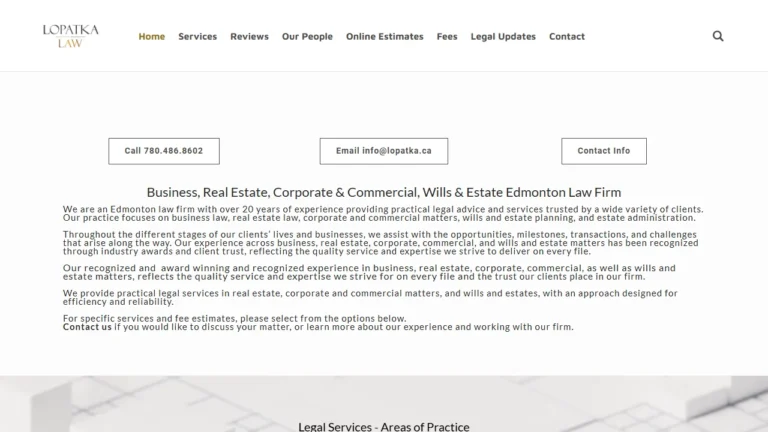 Lopatka Law - Edmonton, AB Lopatka Law - Edmonton, AB