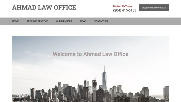 Ahmad Law Office - Winnipeg, MB Ahmad Law Office - Winnipeg, MB