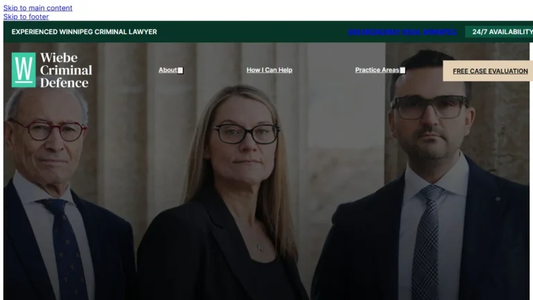 Wiebe Criminal Defence - Winnipeg, MB Wiebe Criminal Defence - Winnipeg, MB