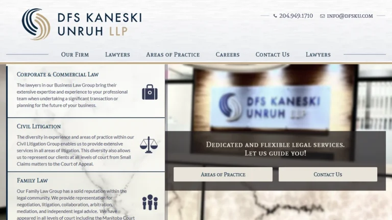 DFS Kaneski UnRuh LLP - Winnipeg, MB DFS Kaneski UnRuh LLP - Winnipeg, MB