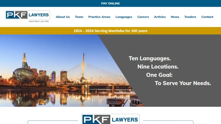 PKF Lawyers - Winnipeg, MB PKF Lawyers - Winnipeg, MB