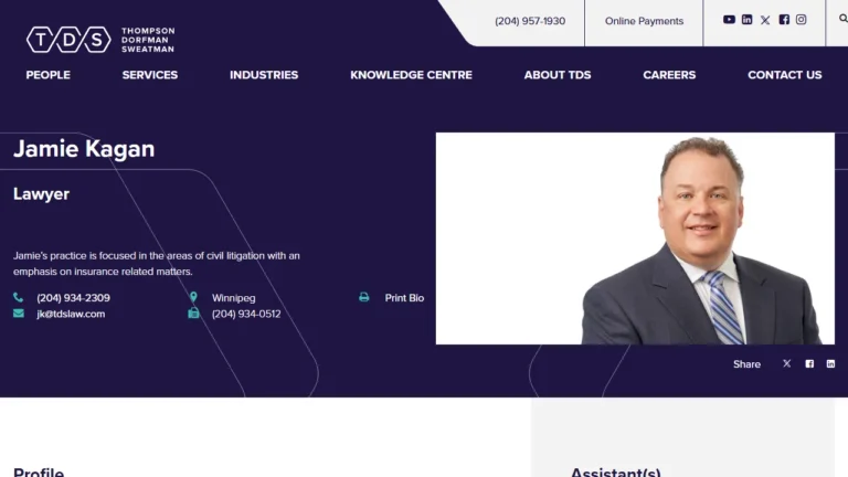 Jamie Kagan (TDS Law) - Winnipeg, MB Jamie Kagan (TDS Law) - Winnipeg, MB