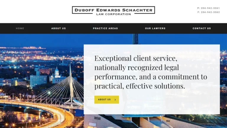 Duboff Edwards Schachter Law Corporation - Winnipeg, MB Duboff Edwards Schachter Law Corporation - Winnipeg, MB
