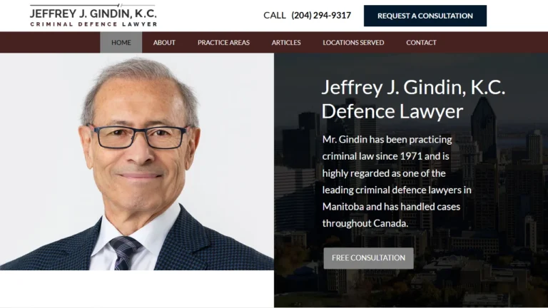 Jeffrey J. Gindin, Q.C. Criminal Lawyer - Winnipeg, MB Jeffrey J. Gindin, Q.C. Criminal Lawyer - Winnipeg, MB