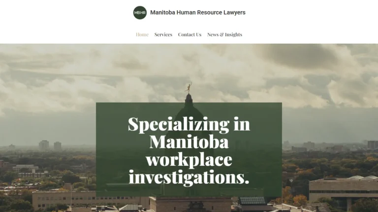 Manitoba Human Resource Lawyers - Winnipeg, MB Manitoba Human Resource Lawyers - Winnipeg, MB