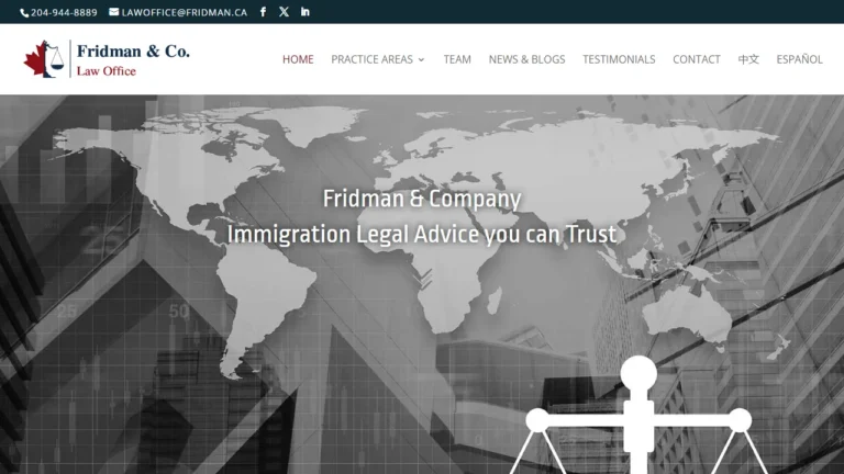Fridman & Co. Immigration Law Office - Winnipeg, MB Fridman & Co. Immigration Law Office - Winnipeg, MB