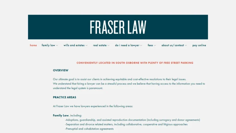 Fraser Law - Winnipeg, MB Fraser Law - Winnipeg, MB
