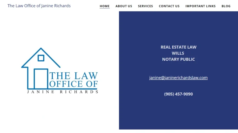 The Law Office of Janine Richards - Mississauga, ON The Law Office of Janine Richards - Mississauga, ON