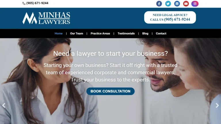 Minhas Lawyers Professional Corporation - Mississauga, ON Minhas Lawyers Professional Corporation - Mississauga, ON
