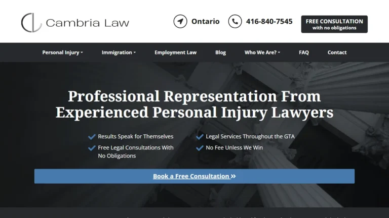 Cambria Law Firm - Mississauga, ON Cambria Law Firm - Mississauga, ON