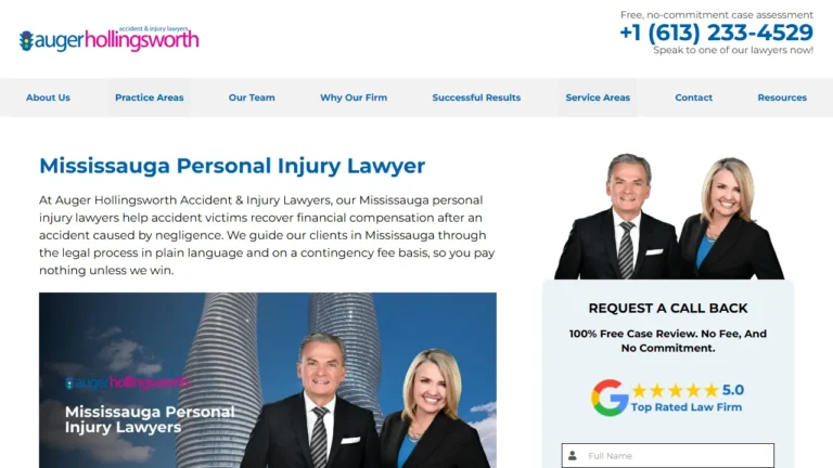 Auger Hollingsworth Accident & Injury Lawyers - Mississauga, ON Auger Hollingsworth Accident & Injury Lawyers - Mississauga, ON