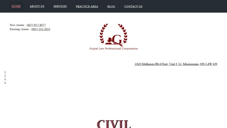 Gujral Law Professional Corporation - Mississauga, ON Gujral Law Professional Corporation - Mississauga, ON