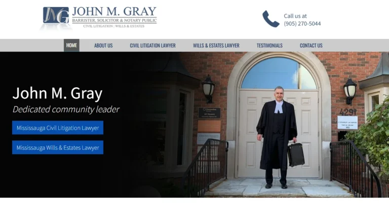 John M. Gray - Mississauga, ON John M. Gray - Mississauga, ON