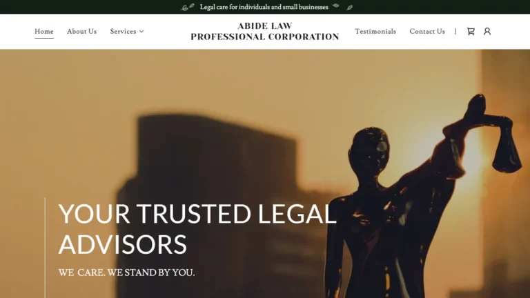 ABIDE LAW PROFESSIONAL CORPORATION - Mississauga, ON ABIDE LAW PROFESSIONAL CORPORATION - Mississauga, ON