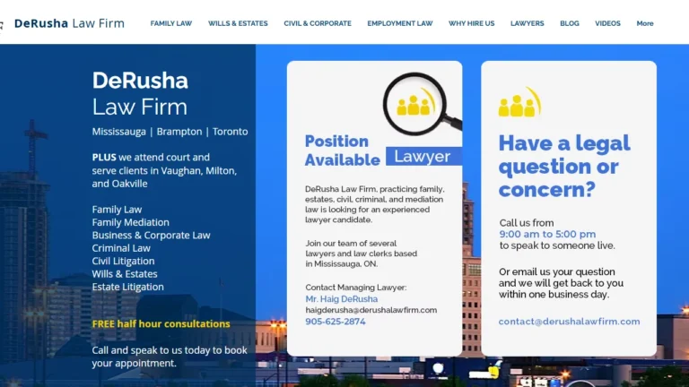 DeRusha Law Firm - Mississauga, ON DeRusha Law Firm - Mississauga, ON