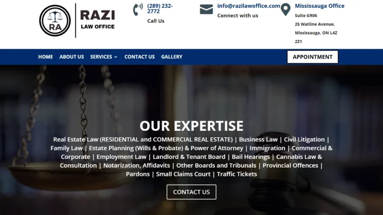 Razi Law Office - Mississauga, ON Razi Law Office - Mississauga, ON