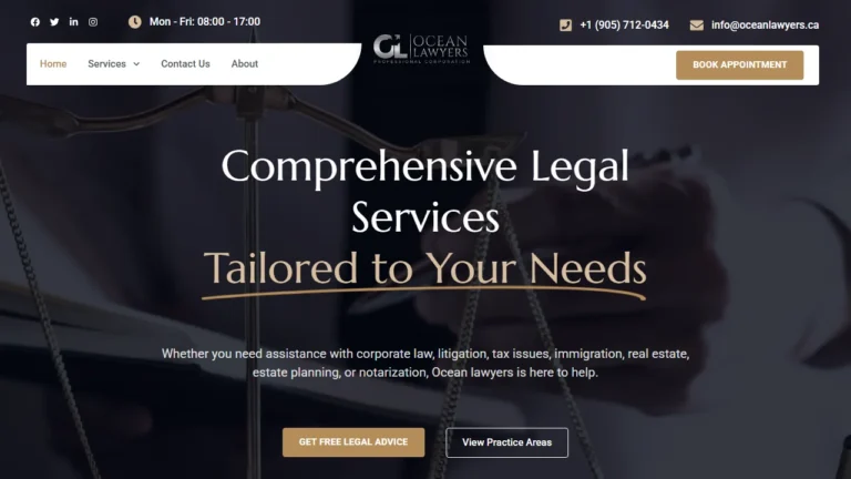 Ocean Lawyers Professional Corporation - Mississauga, ON Ocean Lawyers Professional Corporation - Mississauga, ON