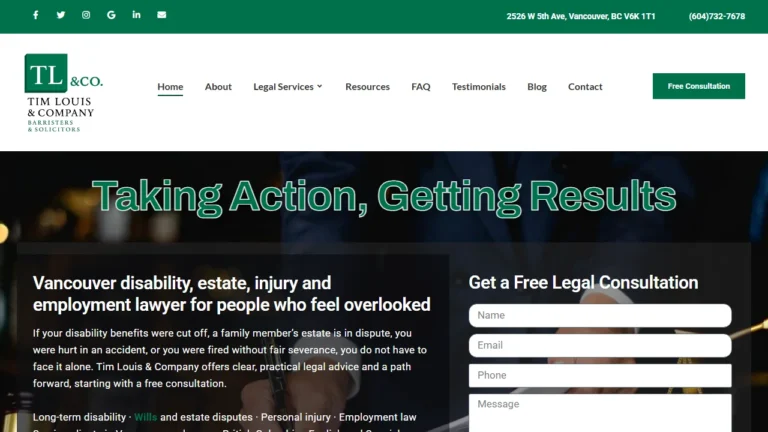 Tim Louis & Company Law Firm - Vancouver, BC Tim Louis & Company Law Firm - Vancouver, BC