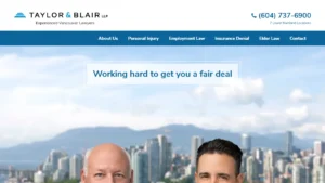 Taylor & Blair LLP - Vancouver, BC Taylor & Blair LLP - Vancouver, BC