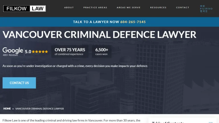 Filkow Law Vancouver - Vancouver, BC Filkow Law Vancouver - Vancouver, BC