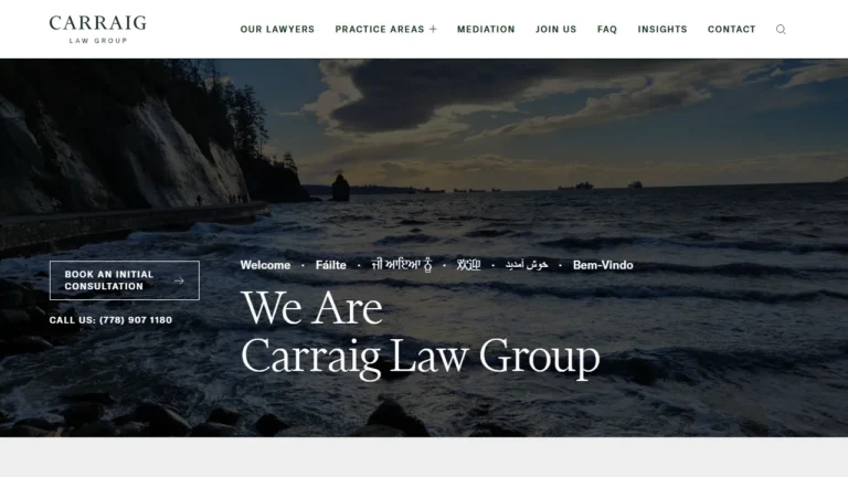 Carraig Law Group LLP - Vancouver, BC Carraig Law Group LLP - Vancouver, BC
