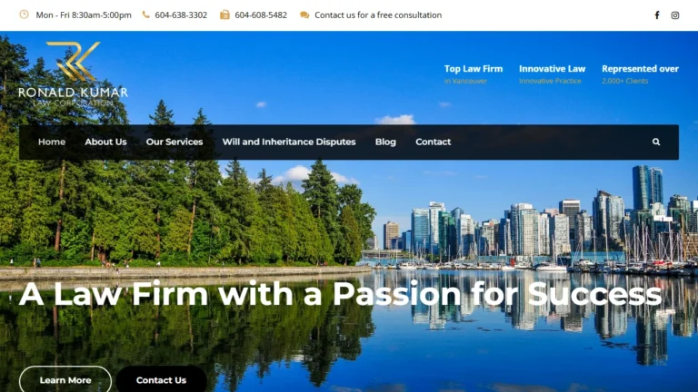 Ronald Kumar Law Corporation - Vancouver, BC Ronald Kumar Law Corporation - Vancouver, BC