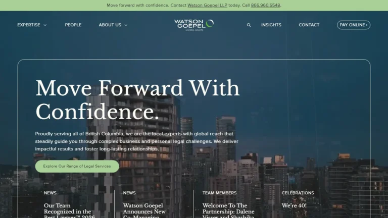 Watson Goepel LLP - Vancouver, BC Watson Goepel LLP - Vancouver, BC