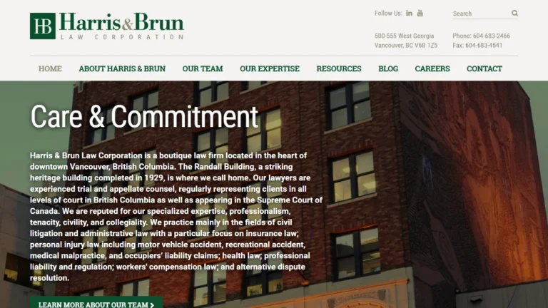 Harris & Brun Law Corporation - Vancouver, BC Harris & Brun Law Corporation - Vancouver, BC