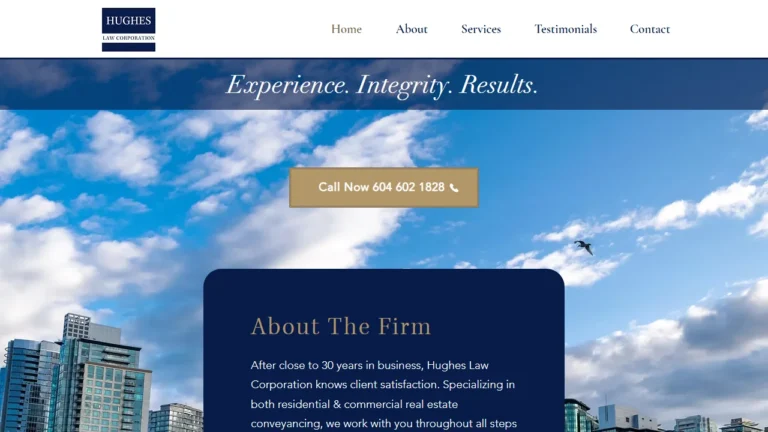 Hughes Law Corporation - Vancouver, BC Hughes Law Corporation - Vancouver, BC
