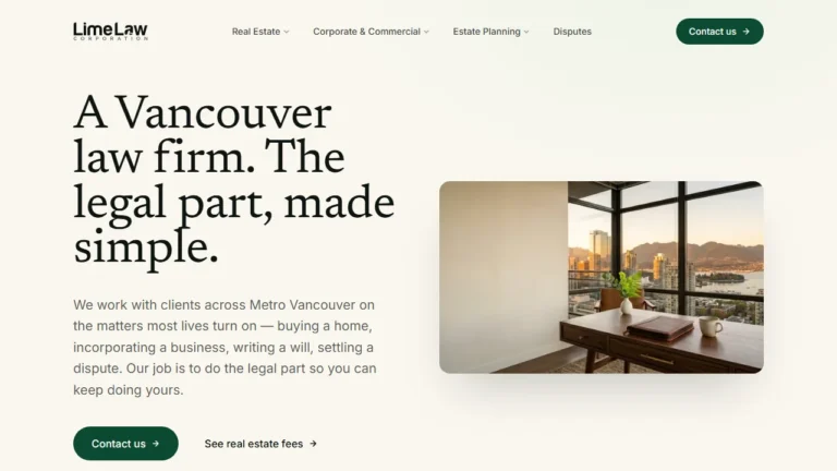 Lime Law Corporation - Vancouver, BC Lime Law Corporation - Vancouver, BC