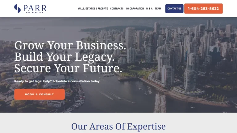 Parr Business Law - Vancouver, BC Parr Business Law - Vancouver, BC