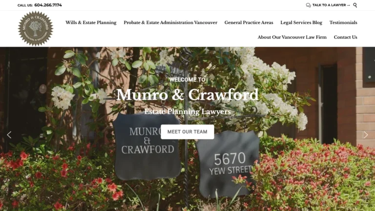 Munro and Crawford - Vancouver, BC Munro and Crawford - Vancouver, BC