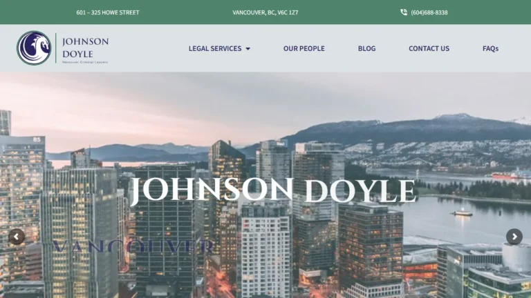 Johnson Doyle Nelson & Anderson - Vancouver Criminal Lawyers - Vancouver, BC Johnson Doyle Nelson & Anderson - Vancouver Criminal Lawyers - Vancouver, BC