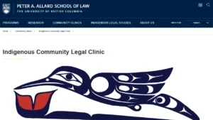 Indigenous Community Legal Clinic - Vancouver, BC Indigenous Community Legal Clinic - Vancouver, BC