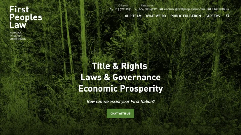 First Peoples Law LLP - Vancouver, BC First Peoples Law LLP - Vancouver, BC