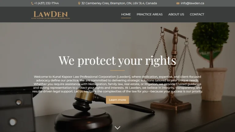 LawDen - Kunal Kapoor Law Professional Corporation - Brampton, ON LawDen - Kunal Kapoor Law Professional Corporation - Brampton, ON