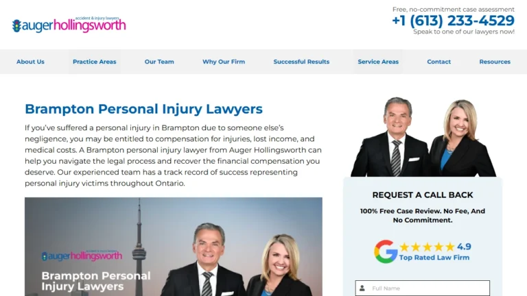 Auger Hollingsworth Accident & Injury Lawyers - Brampton, ON Auger Hollingsworth Accident & Injury Lawyers - Brampton, ON