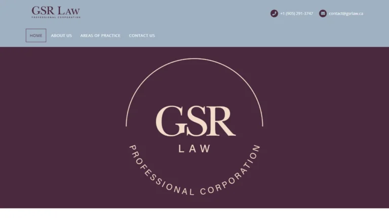 GSR Law Professional Corporation - Brampton, ON GSR Law Professional Corporation - Brampton, ON