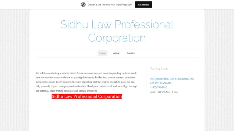 Sidhu Law Office - Brampton, ON Sidhu Law Office - Brampton, ON