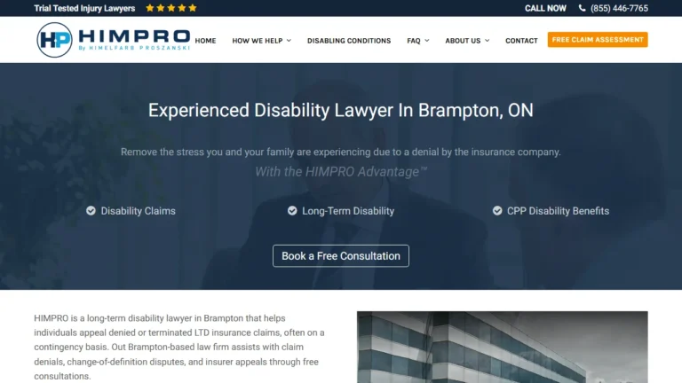 HIMPRO Personal Injury and Long-Term Disability Lawyers - Brampton, ON