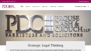 Prouse, Dash & Crouch, LLP - Brampton, ON Prouse, Dash & Crouch, LLP - Brampton, ON