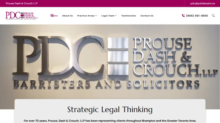 Prouse, Dash & Crouch, LLP - Brampton, ON Prouse, Dash & Crouch, LLP - Brampton, ON